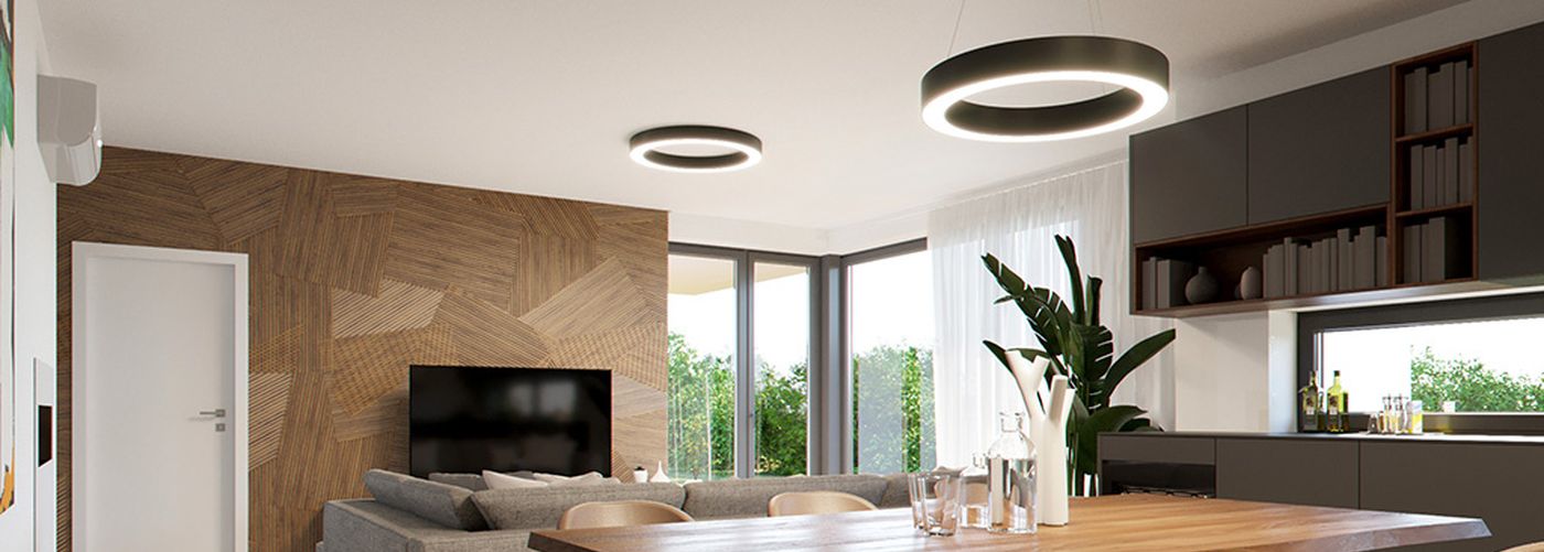 závěsná svítidla a lustry LED2